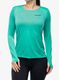 Džemperis moterims Inov-8 Performance Long Sleeve - aqua/dark aqua