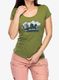 Medvilniniai marškinėliai moterims Karpos Anemone Evo T-Shirt - cedar green