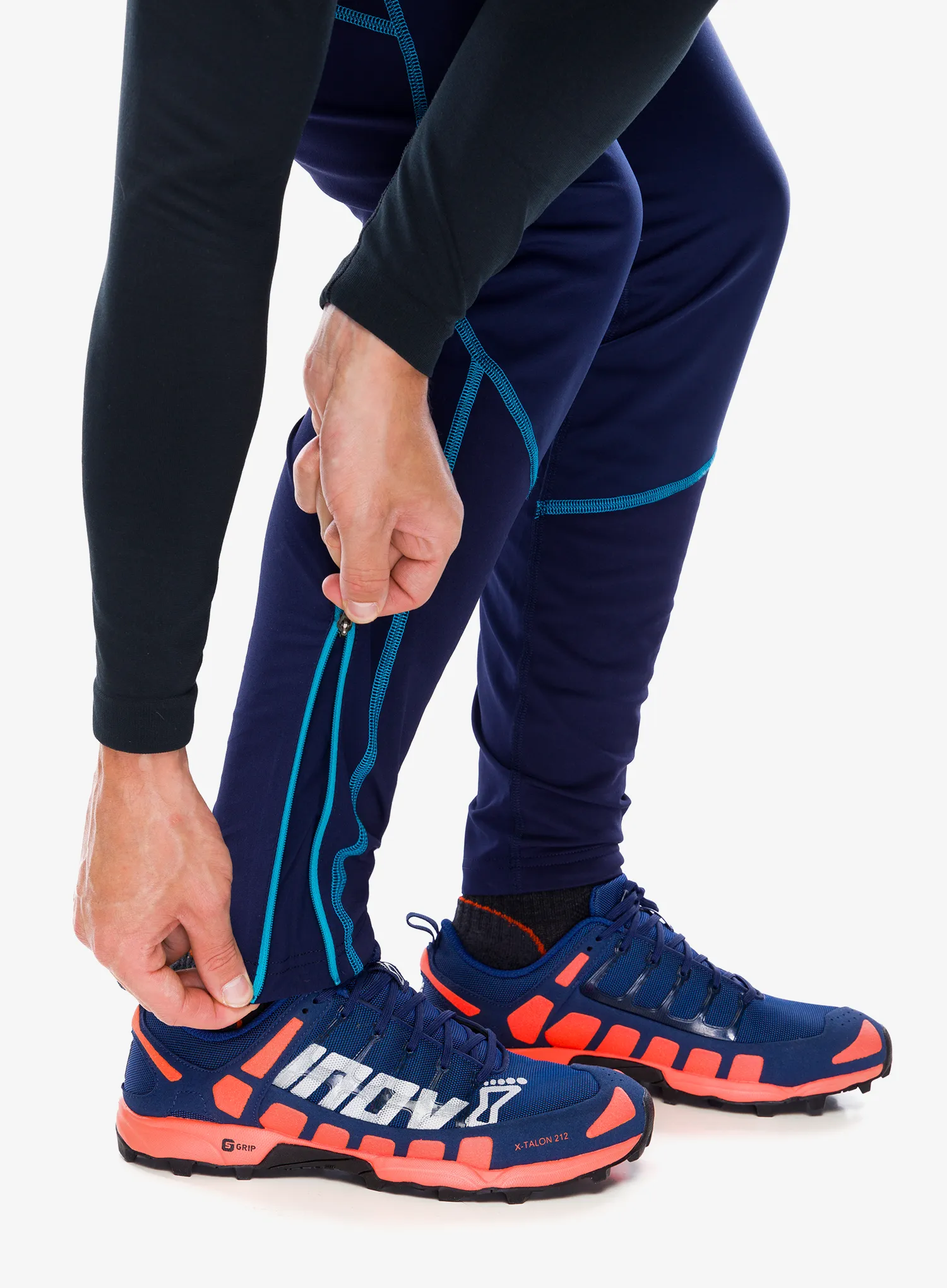 Tamprės bėgimui La Sportiva Primal Pant - deep sea/tropic blue