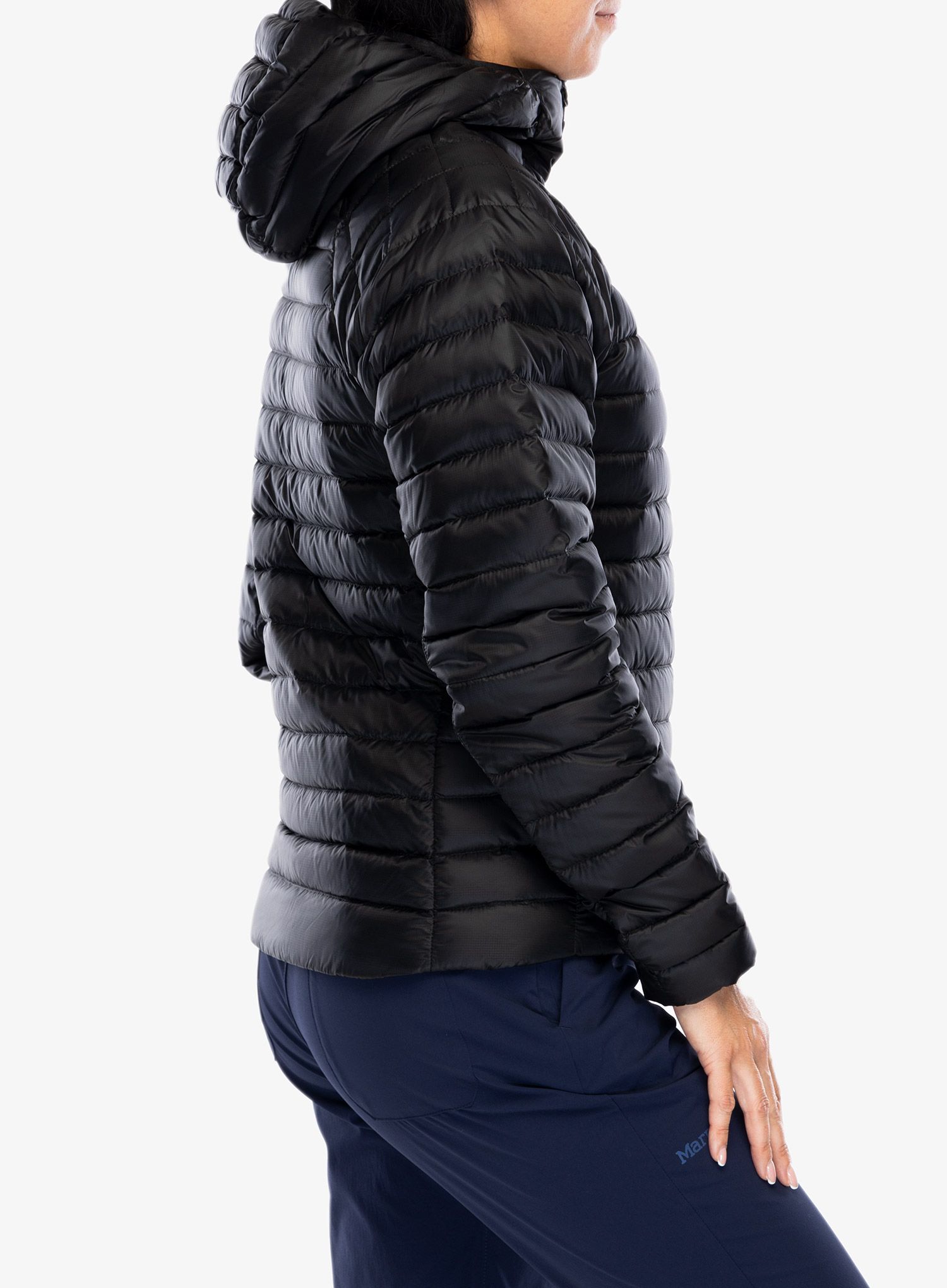 Pūkinė striukė moterims Marmot Hype Down Hoody - black/black