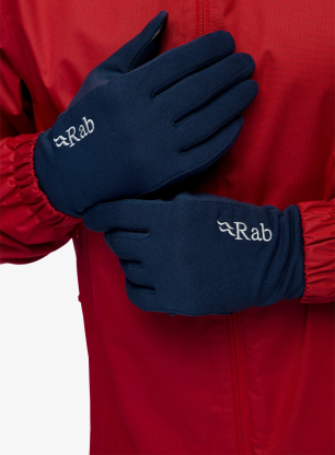 Pirštinės Rab Power Stretch Contact Glove - deep ink