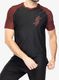 Dviratininko marškinėliai Rocday Stage Short - black/red