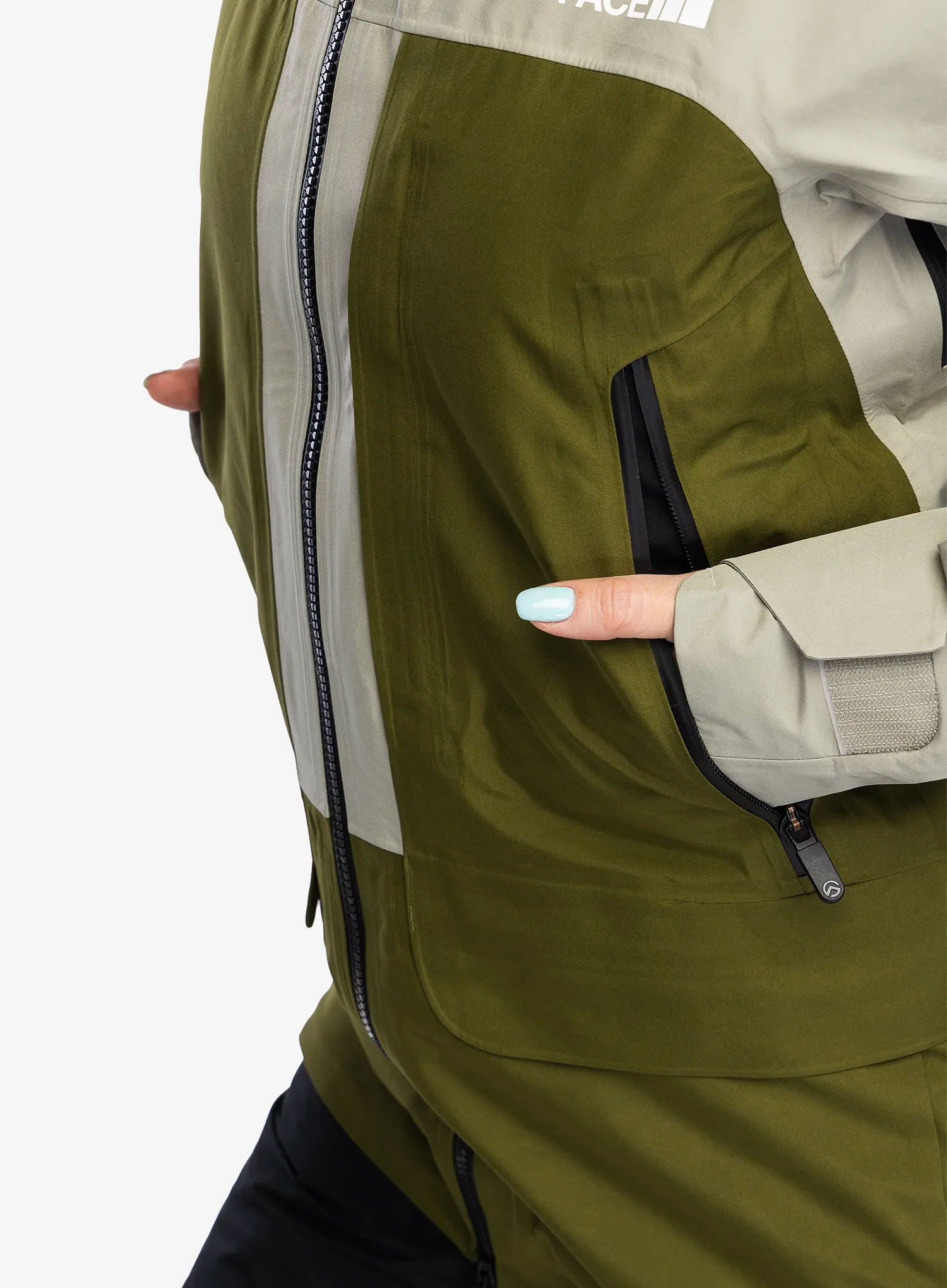 GORE TEX striukė moteriška The North Face Summit Verbier GTX Jacket - clay grey/forest olive
