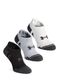Kojinės Under Armour UA Performance Tech 3-Pack No Show - mod gray/white/jet gray