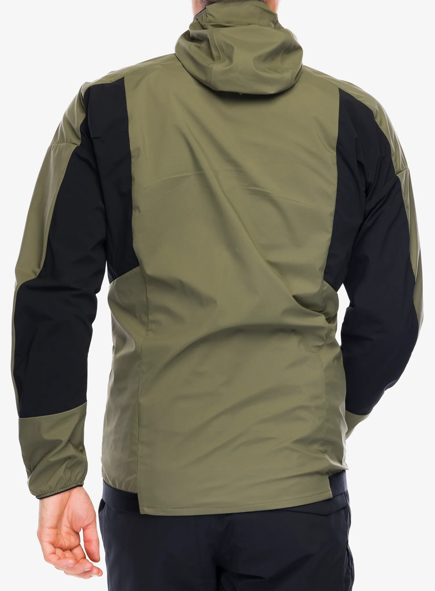 Softshell striukė adidas TERREX Techrock GORE-TEX WINDSTOPPER Softshell Jkt - olive strata/black