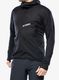 Džemperis su gobtuvu adidas TERREX Techrock Ultralight Half Zip Hooded Fleece - black