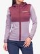 Džemperis su gobtuvu moteriškas adidas TERREX Xperior Light Fleece Hooded Jacket - preloved fig/quiet crimson