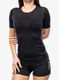 Termo marškinėliai moterims adidas TERREX Xperior Merino 150 Baselayer SS - black