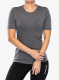 Termo marškinėliai moterims adidas TERREX Xperior Merino 150 Baselayer SS - grey five