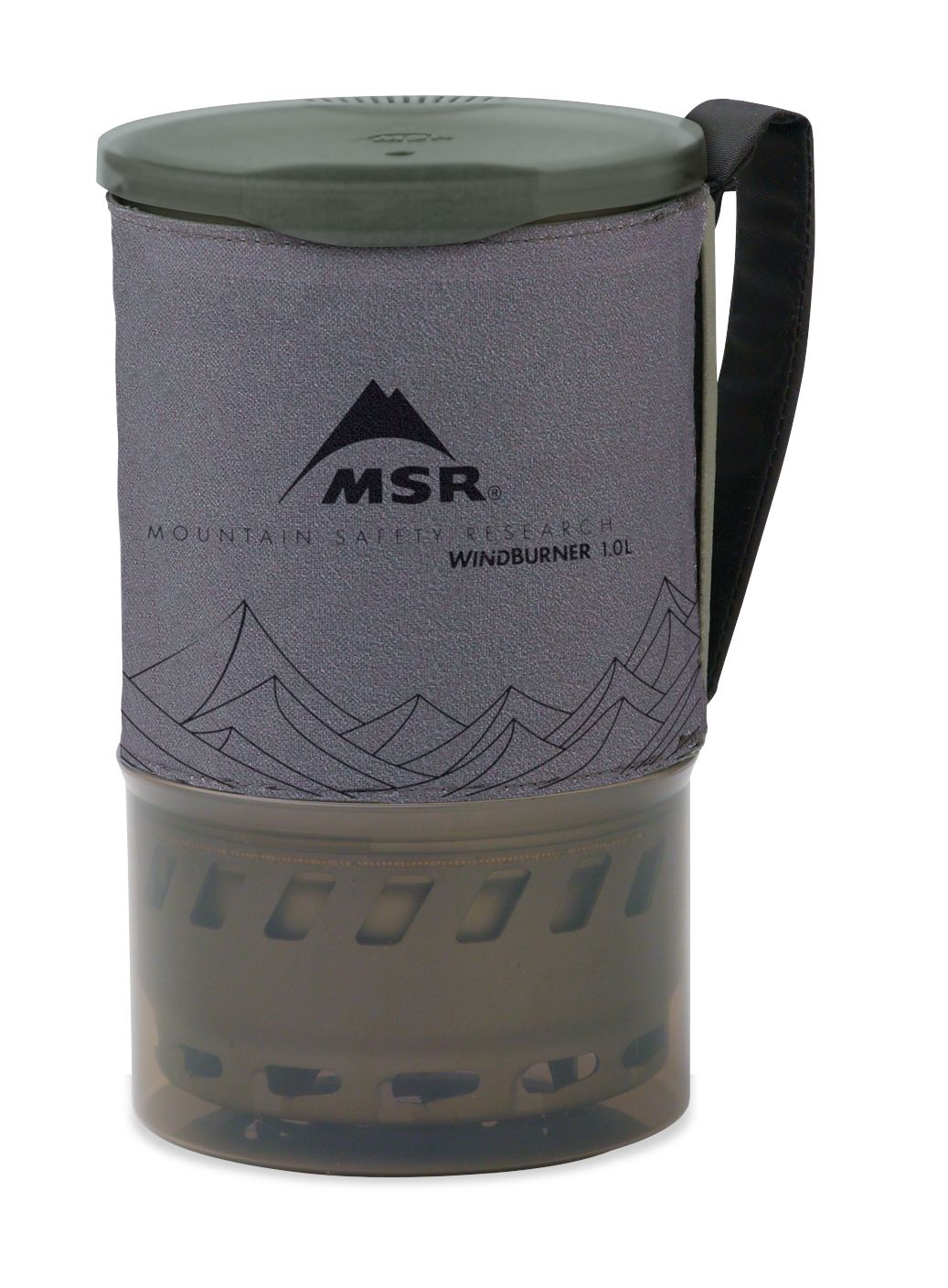 Turistinis puodas MSR Windburner Accessory Pot 1.0L - gray