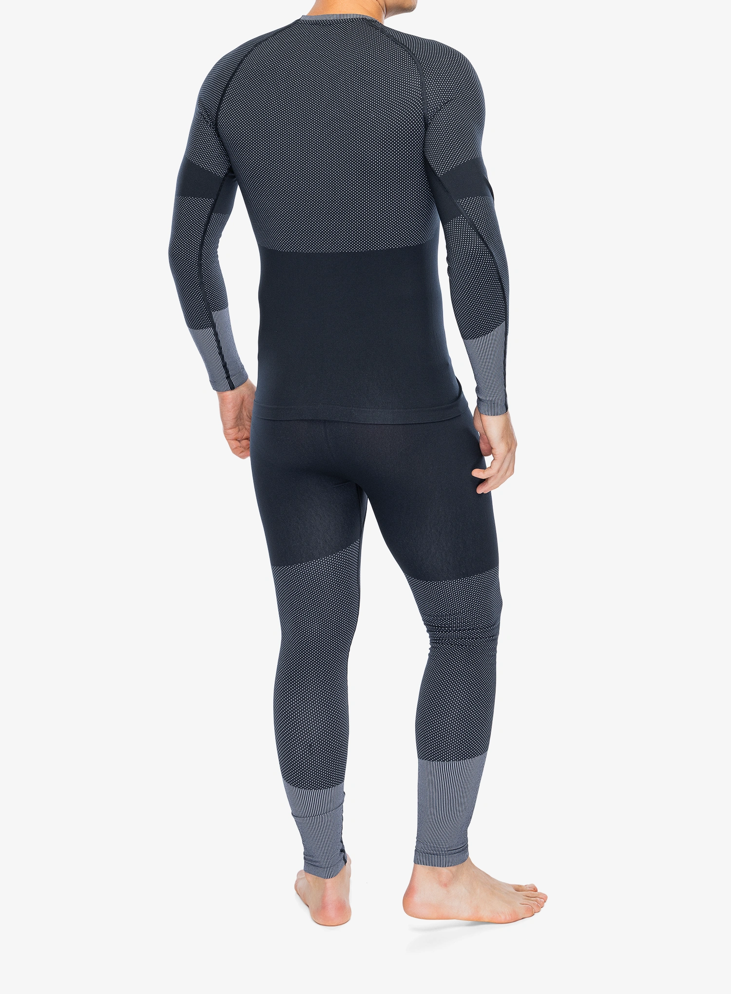 Termoaktyvus apatinis trikotažas Odlo Fundamentals Performance Warm Set Long - dark sapphire