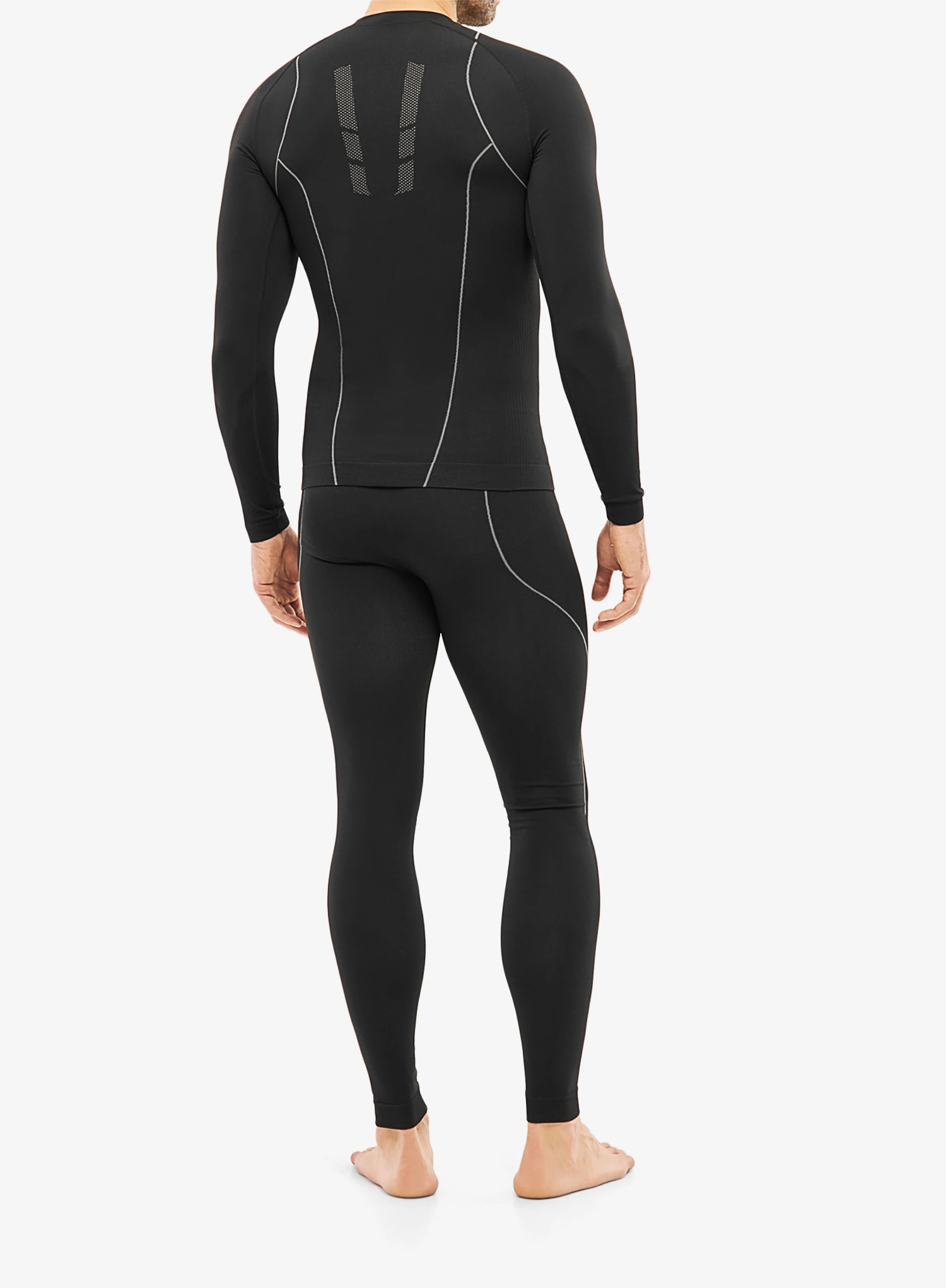 Termoaktyvus apatinis trikotažas Viking Base Layer Eiger 2.0 Set - black/grey