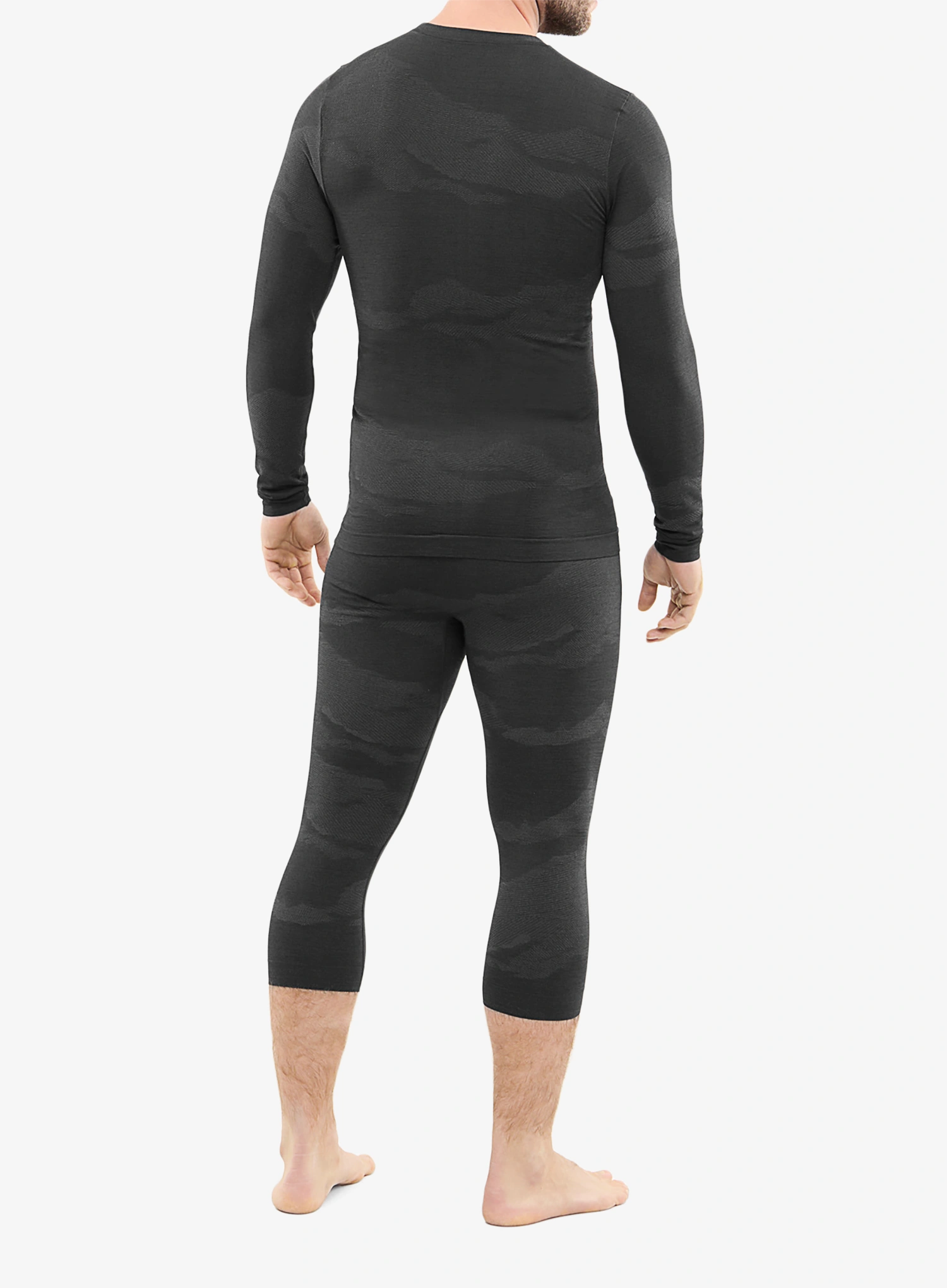 Termoaktyvus apatinis trikotažas Viking Base Layer Gasher 3/4 Set - black