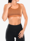Sportinė liemenėlė Icebreaker Merino 125 ZoneKnit Racerback Bra - dusty clay/carob/cb