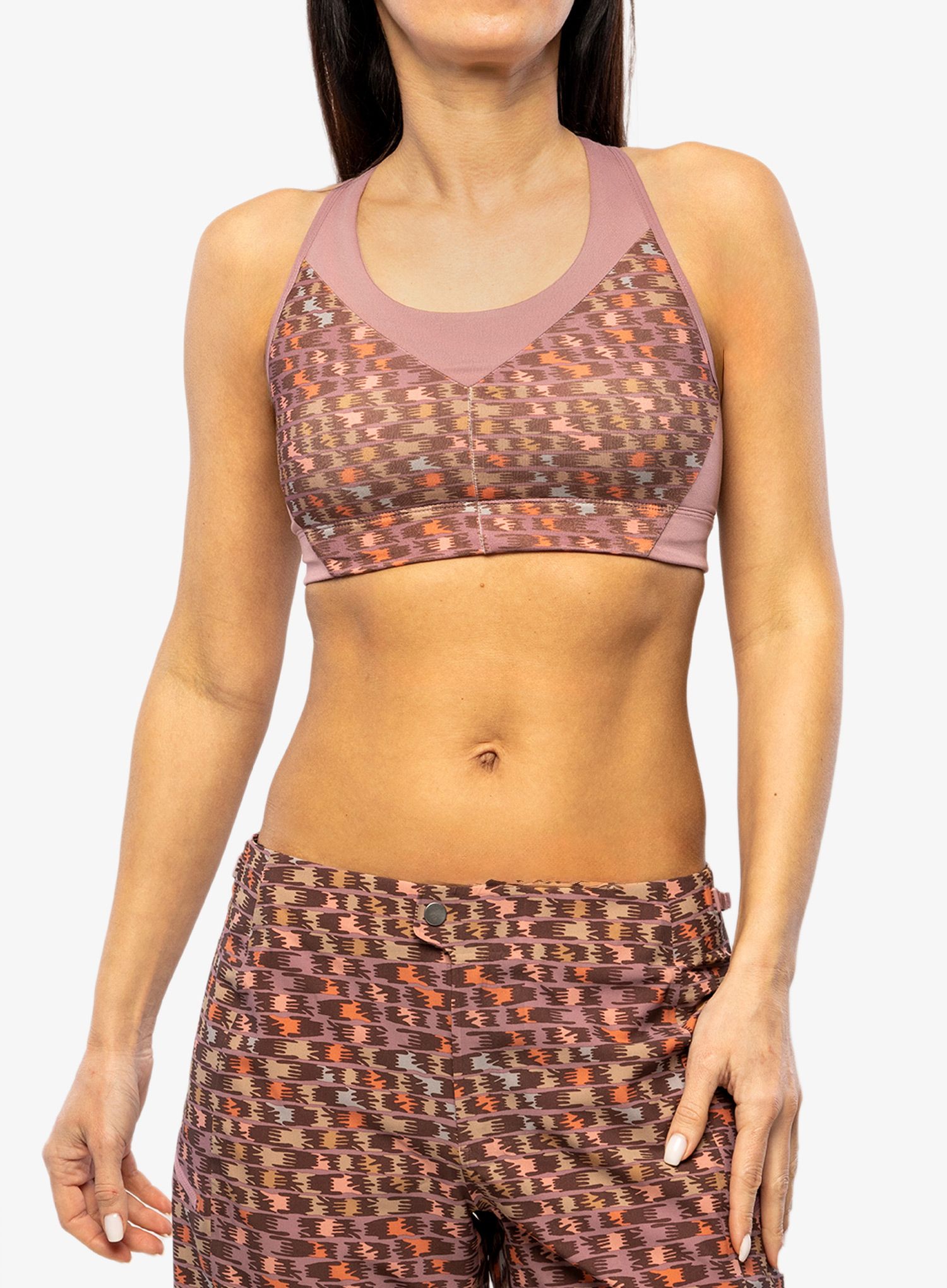 Sportinė liemenėlė Patagonia Wild Trails Sports Bra - evening mauve