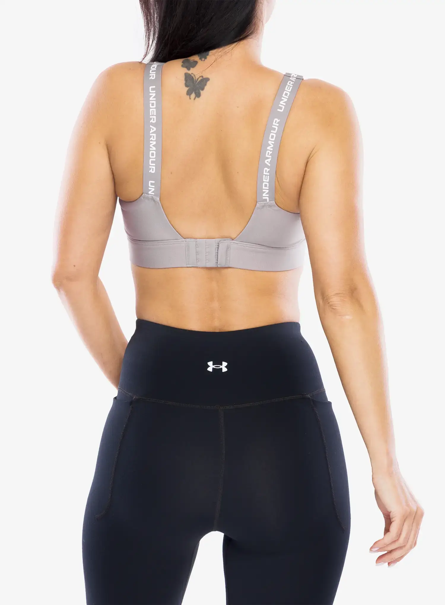 Sportinė liemenėlė Under Armour Infinity 2.0 High Sports Bra - tetra gray/white