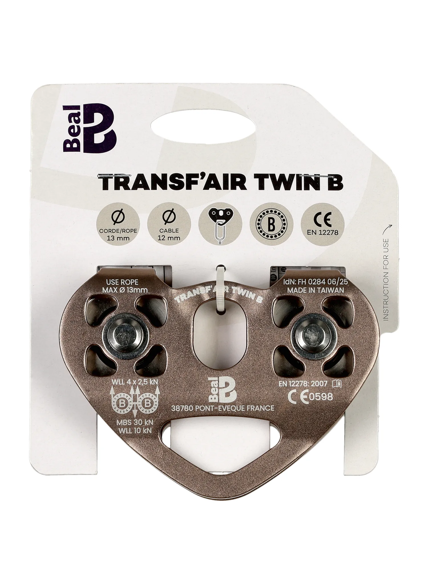 Skriemulys Beal Transf'Air Twin B - stone