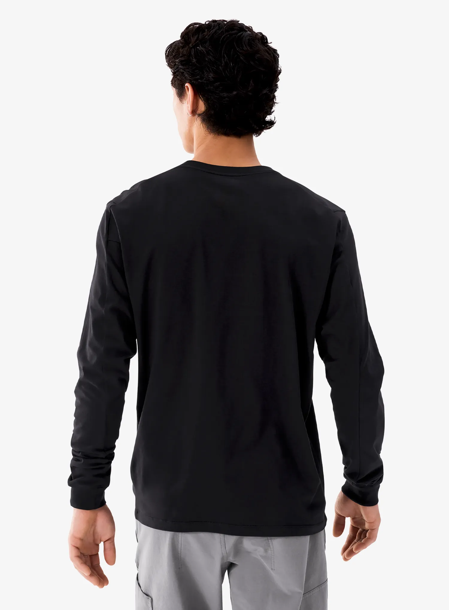 Džemperis Arcteryx Kragg SL Cotton LS - black