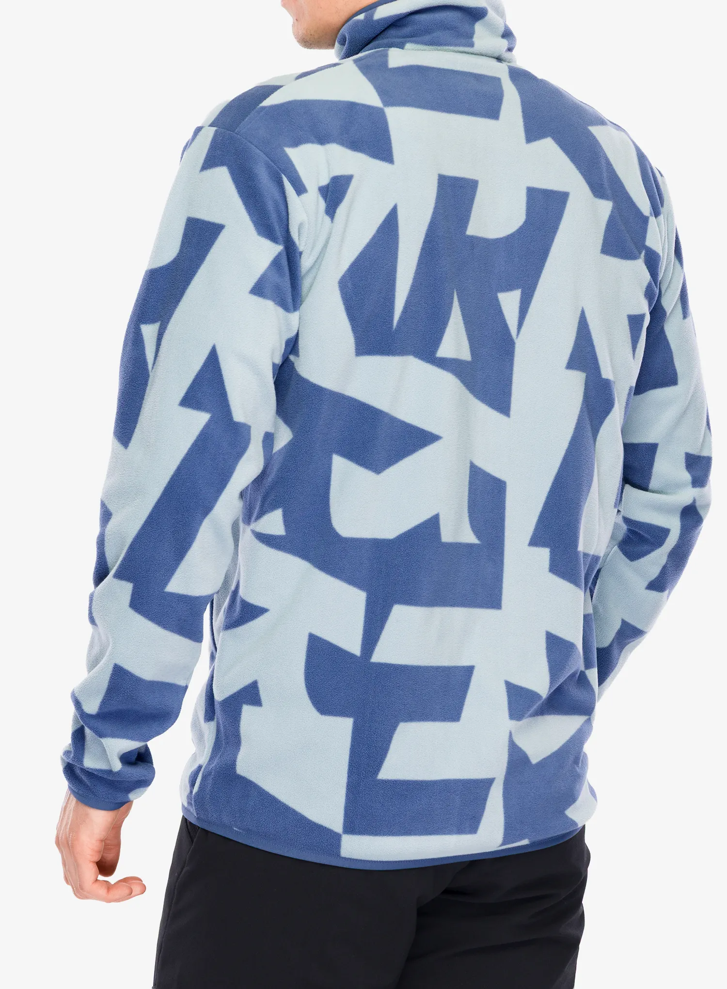 Džemperis adidas TERREX Multi Printed Full-Zip Fleece Jacket - magic grey/wonder steel