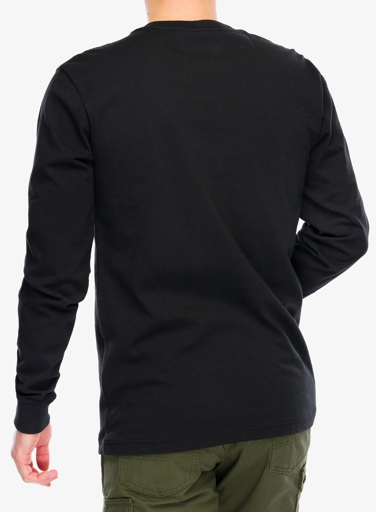 Džemperis Carhartt Core Logo T-Shirt L/S - black