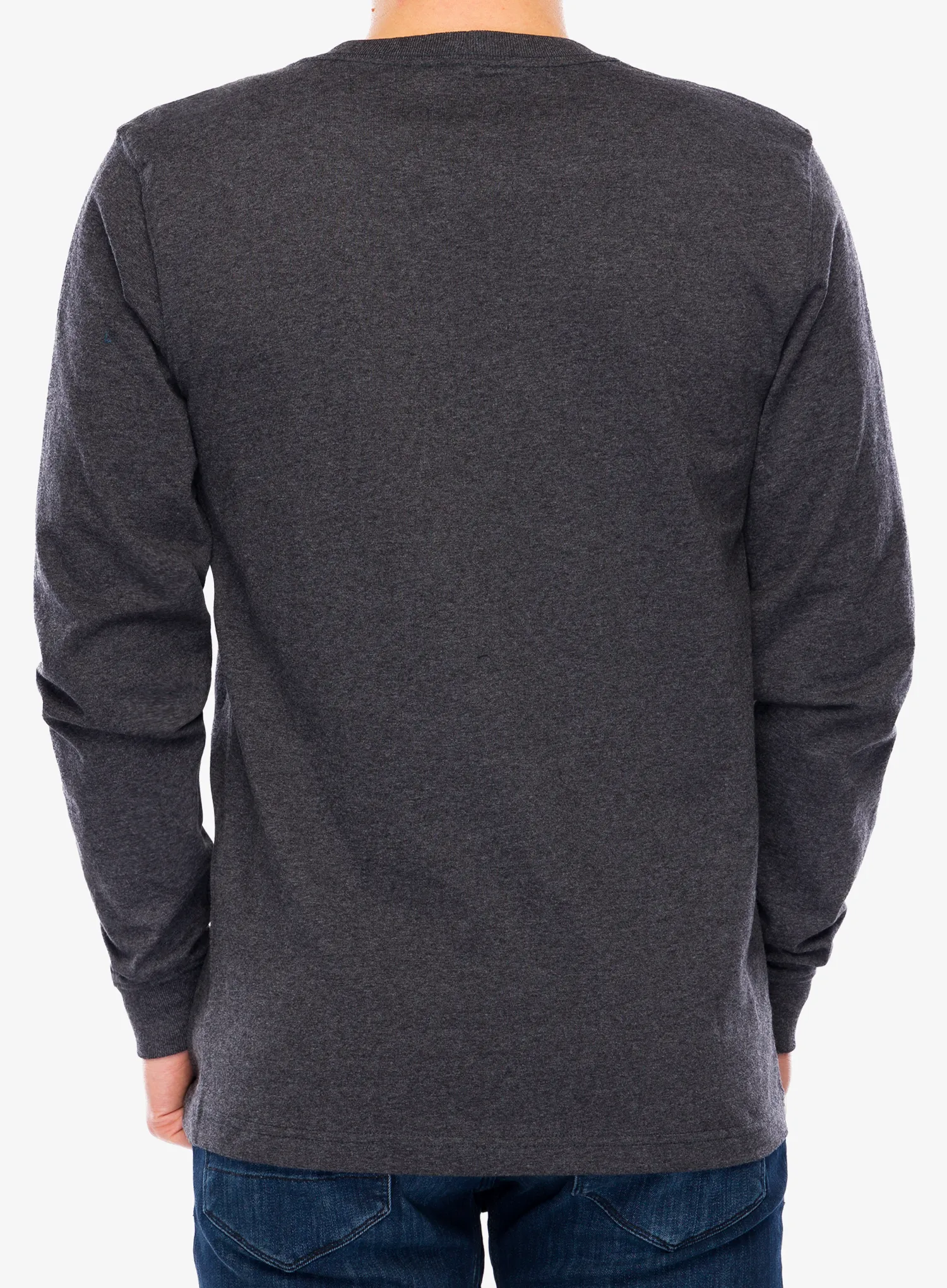 Džemperis Carhartt Core Logo T-Shirt L/S - carbon heather