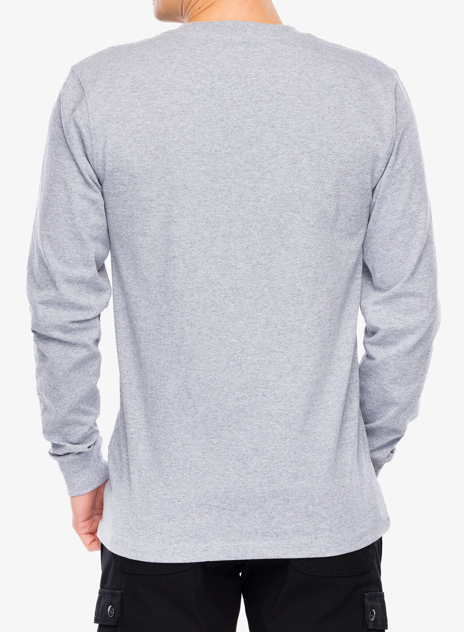 Džemperis Carhartt Core Logo T-Shirt L/S - heather grey