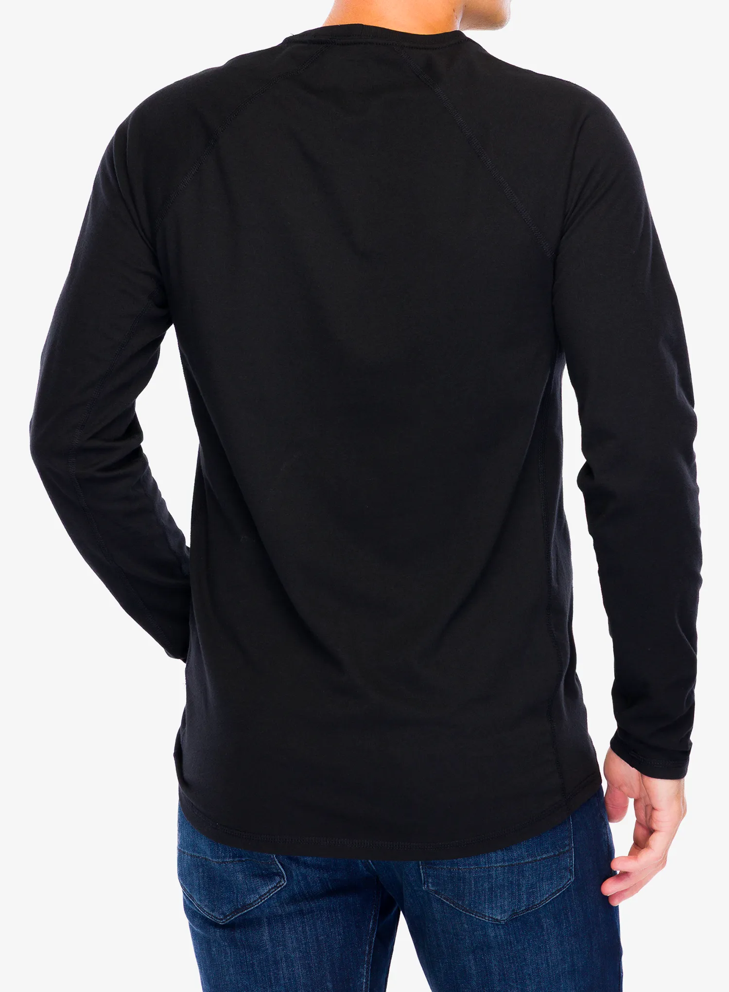 Džemperis Carhartt Midweight L/S Pocket T-Shirt - black