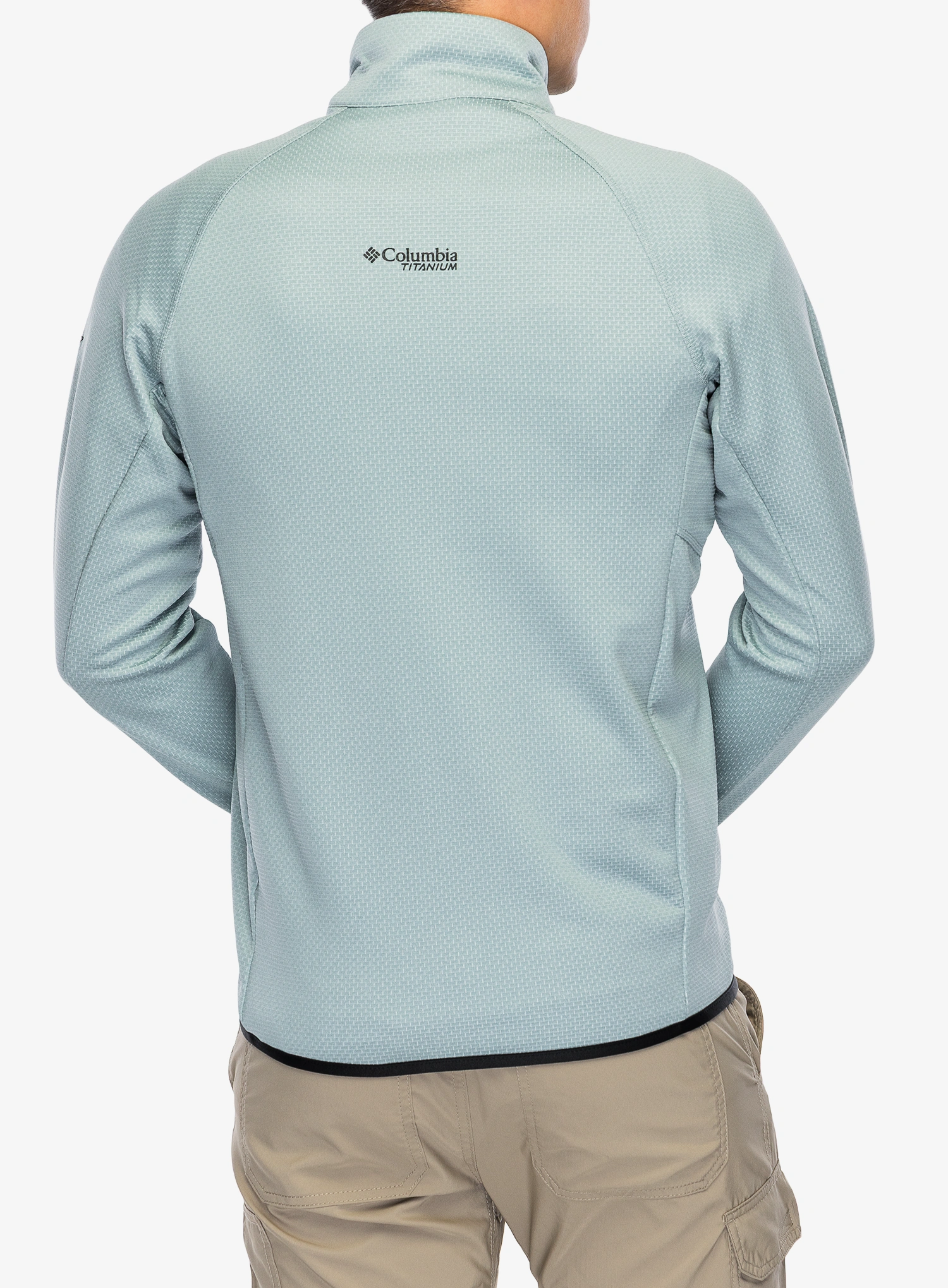 Džemperis Columbia Triple Canyon Grid Fleece Full Zip II - crushed blue/black