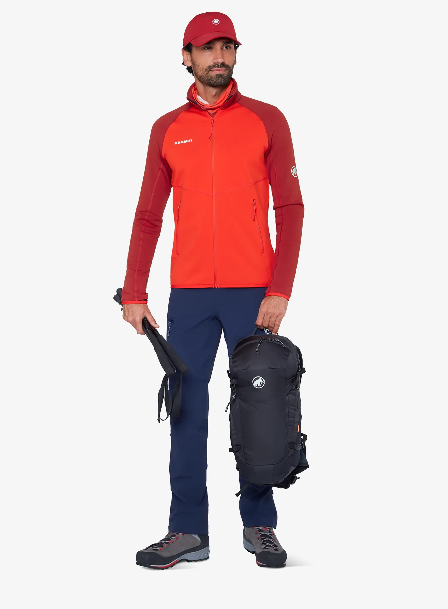 Džemperis Mammut Aconcagua ML Jacket - red/dark red