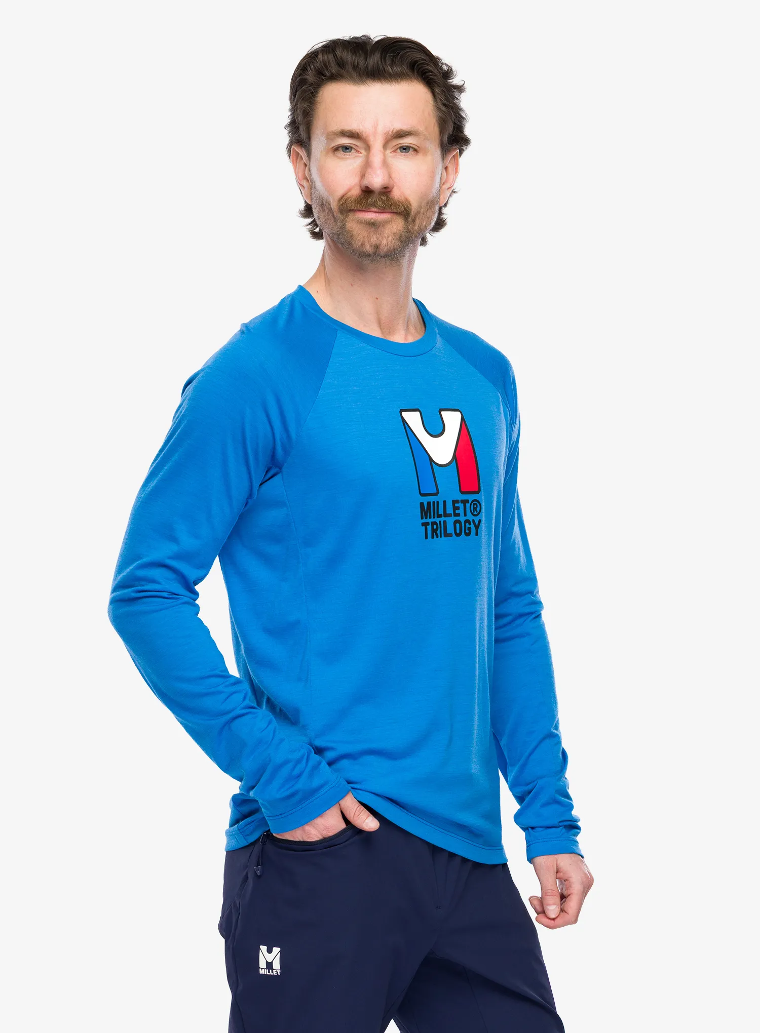 Džemperis Millet Trilogy Wool TS LS - icon blue