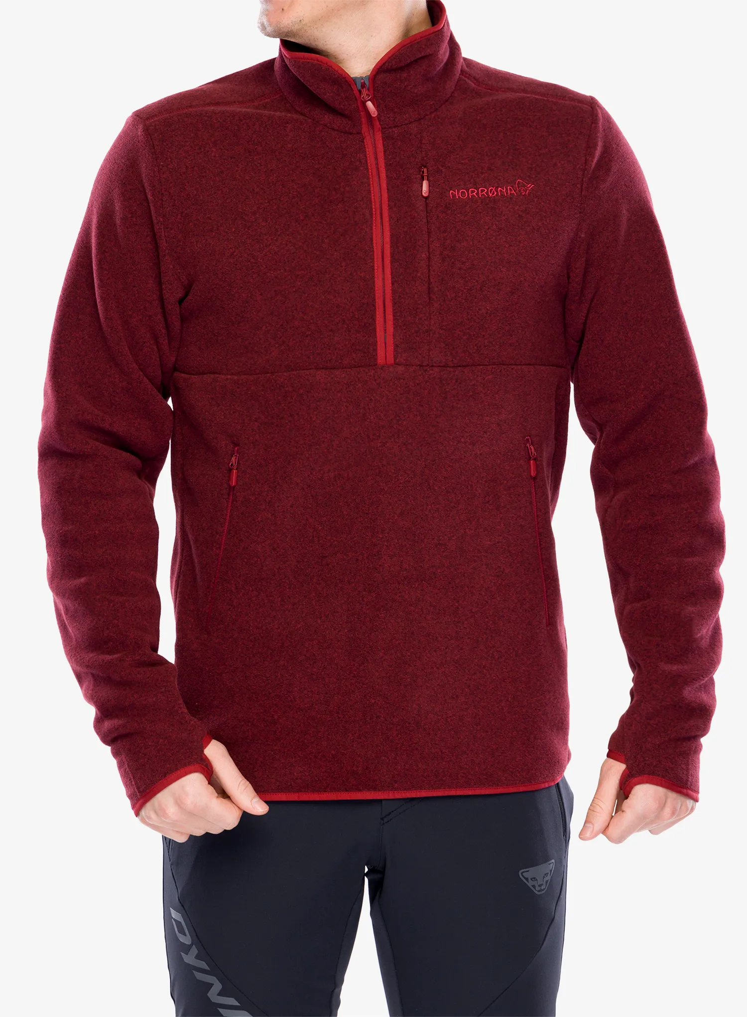 Džemperis Norrona Norrøna Warm2 Halfzip - rhubarb melange