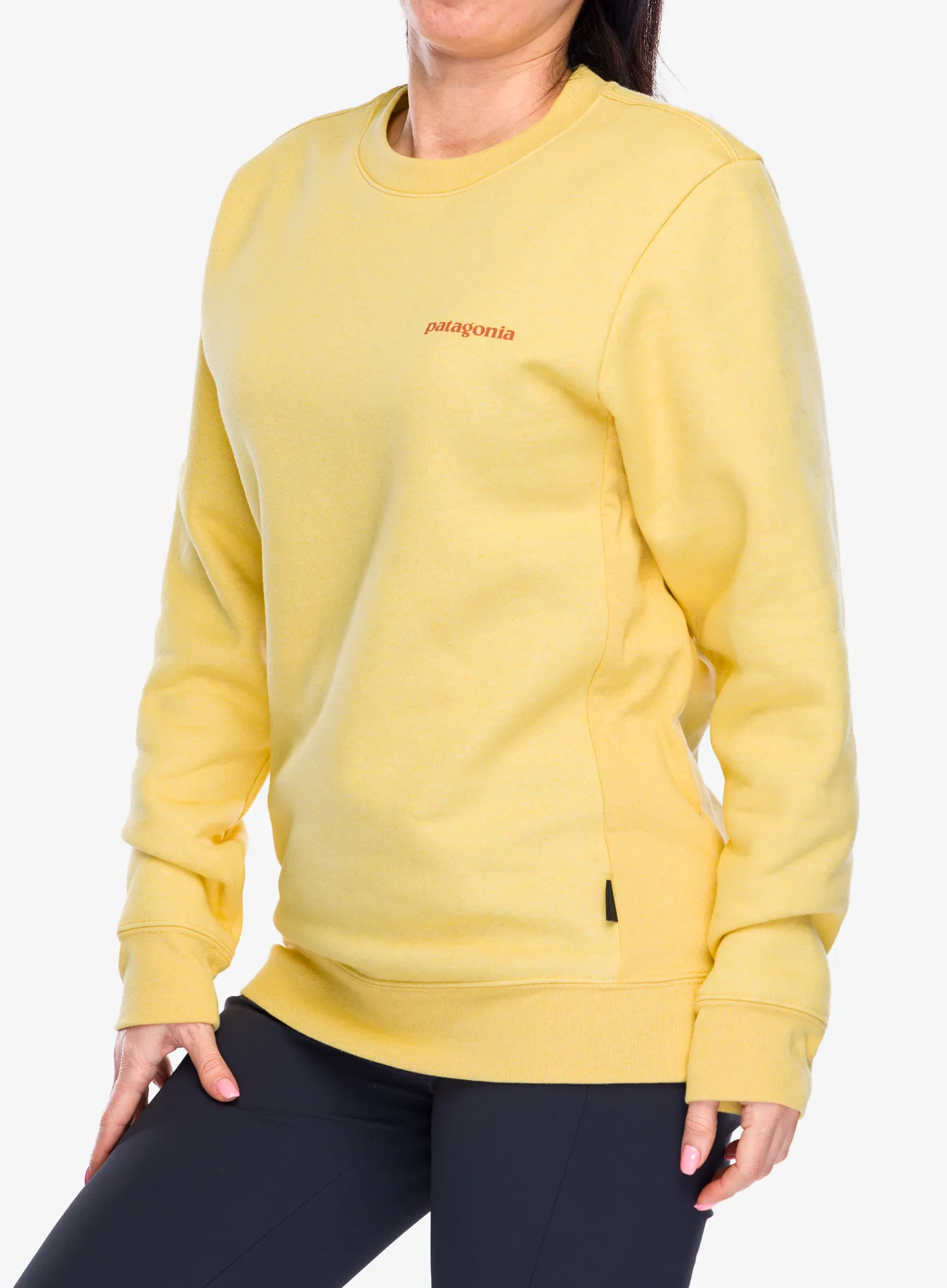 Džemperis Patagonia Fitz Roy Icon Uprisal Crew Sweatshirt - milled yellow