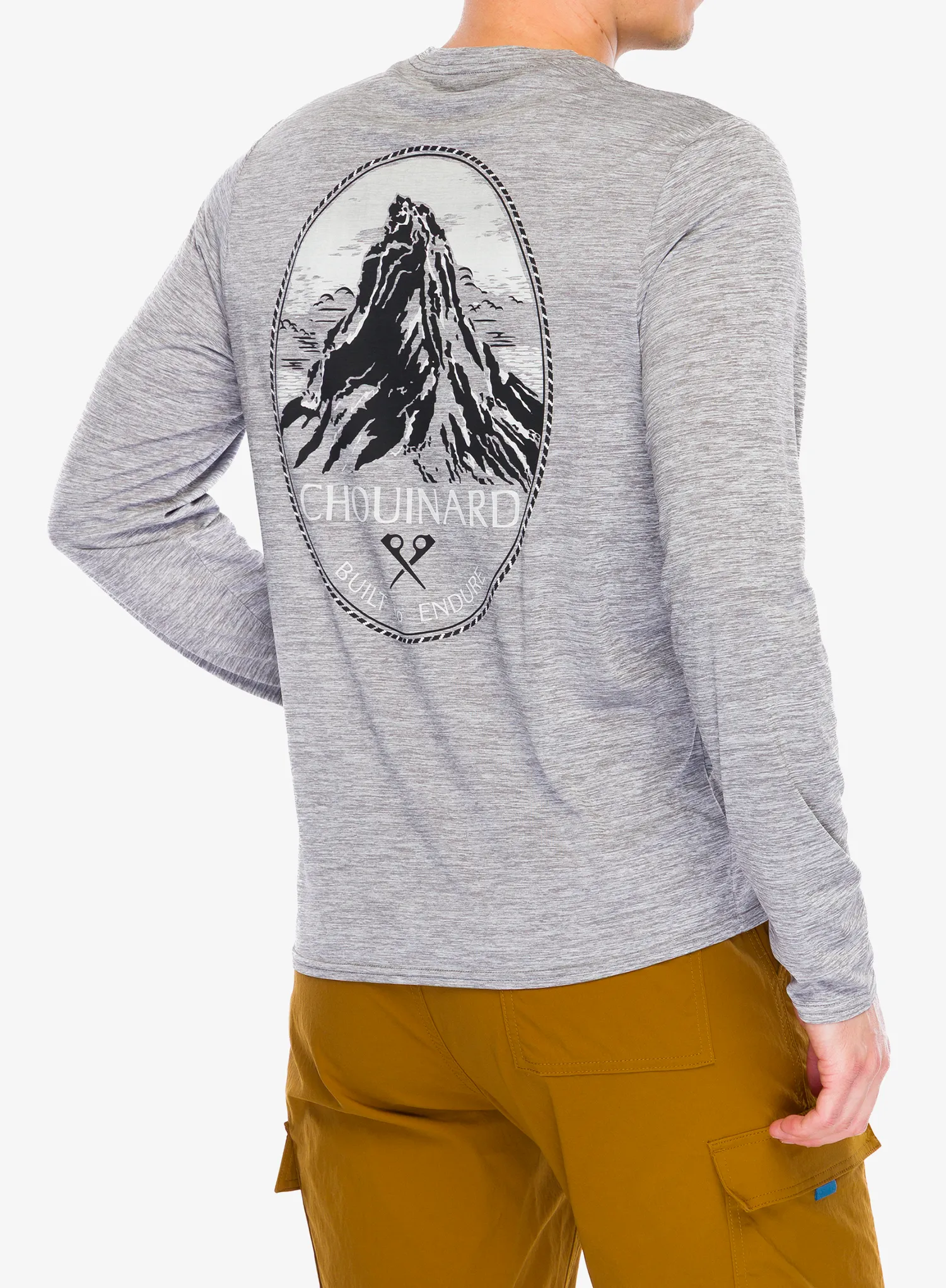 Džemperis Patagonia L/S Cap Cool Daily Graphic Shirt Lands - chouinard crest/feather grey
