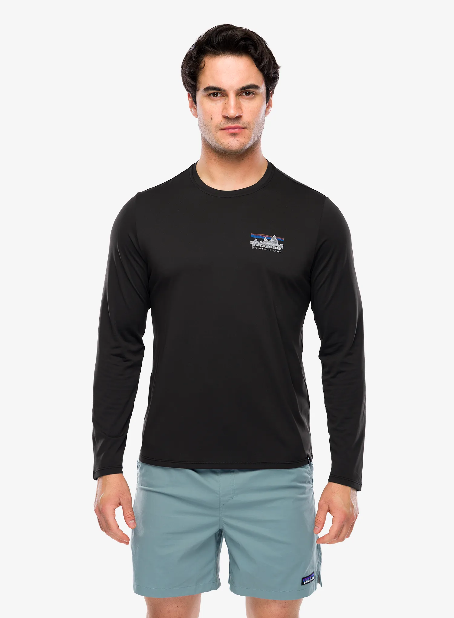 Džemperis Patagonia L/S Cap Cool Daily Shirt 73 Skyline - black