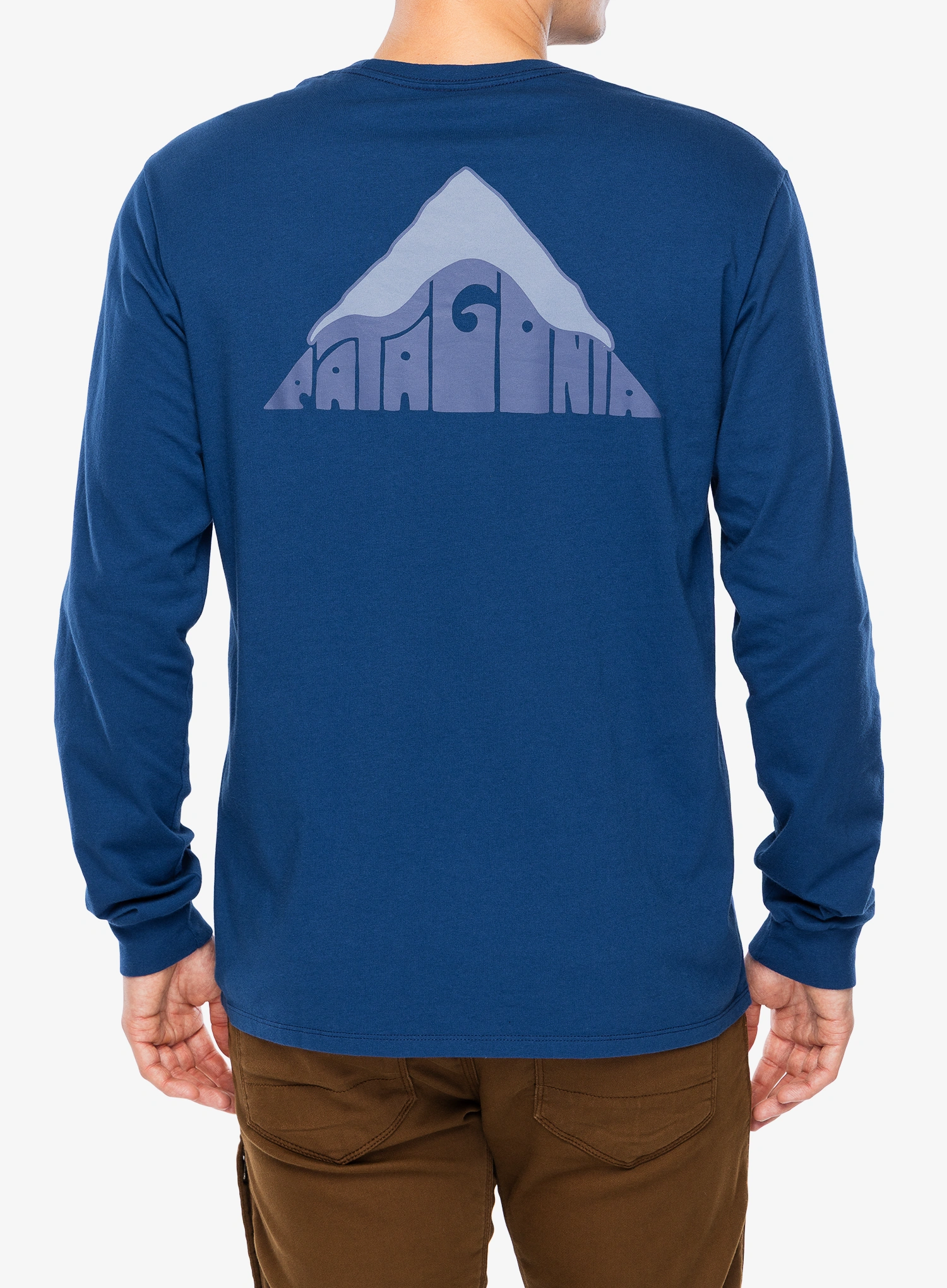 Džemperis Patagonia L/S Driftways Organic T-Shirt - clement blue