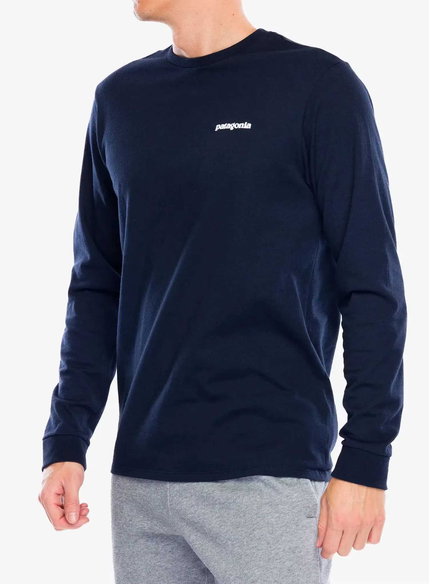 Džemperis Patagonia L/S P-6 Logo Responsibili-Tee - new navy