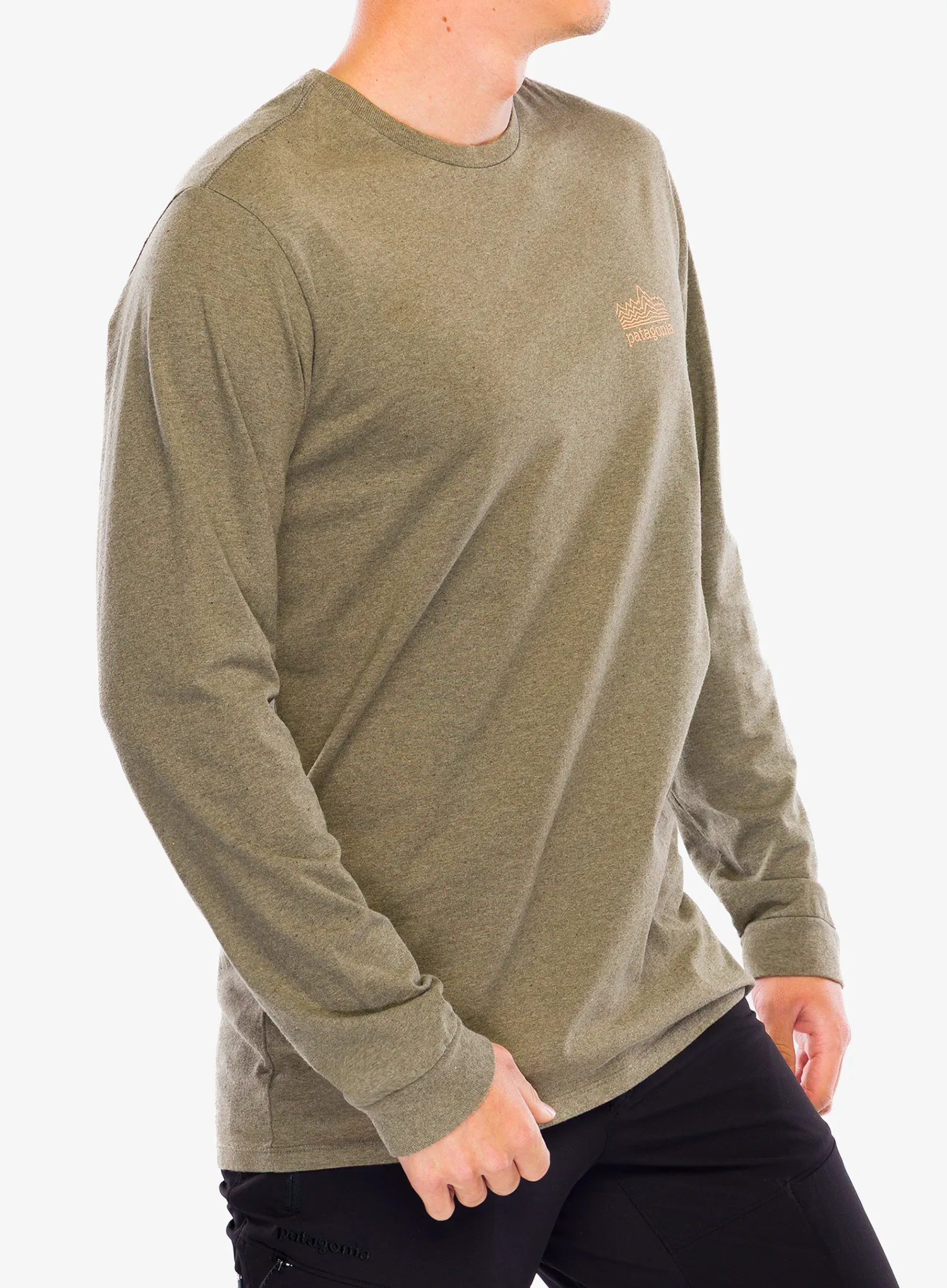 Džemperis Patagonia L/S Strataspire Responsibili-Tee - wing grey