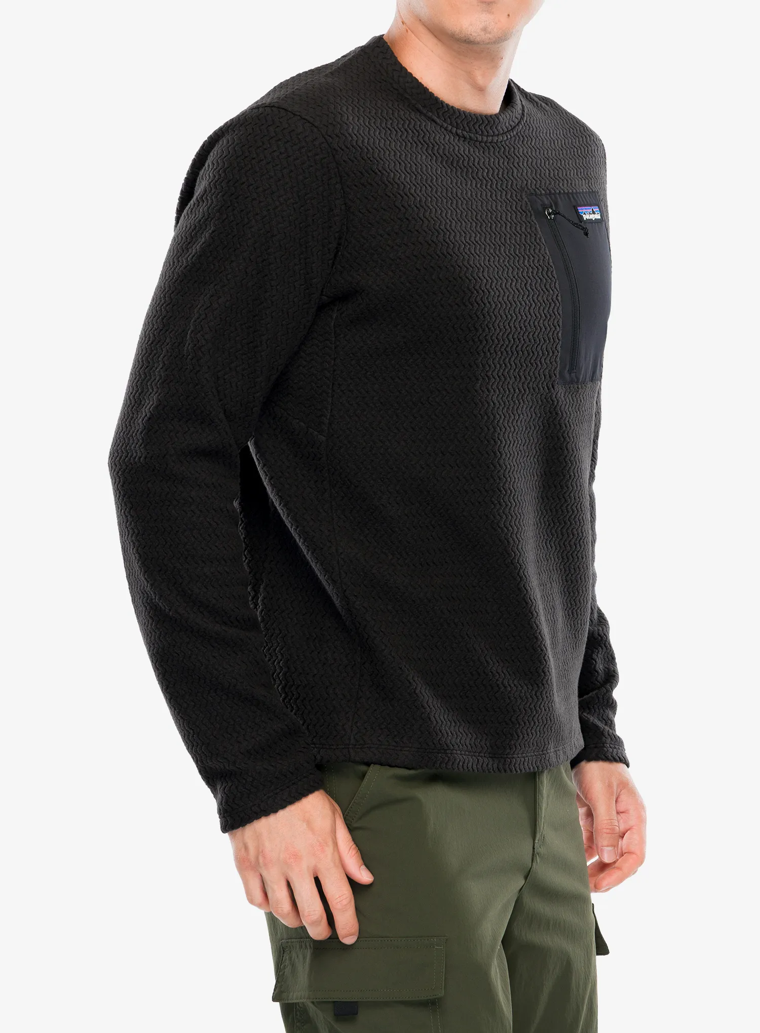 Džemperis Patagonia R1 Air Crew - black