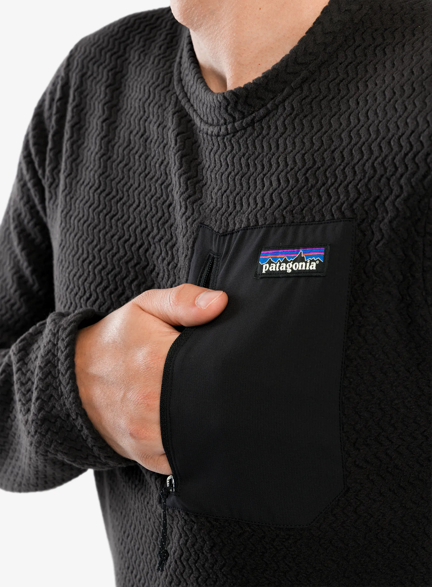 Džemperis Patagonia R1 Air Crew - black