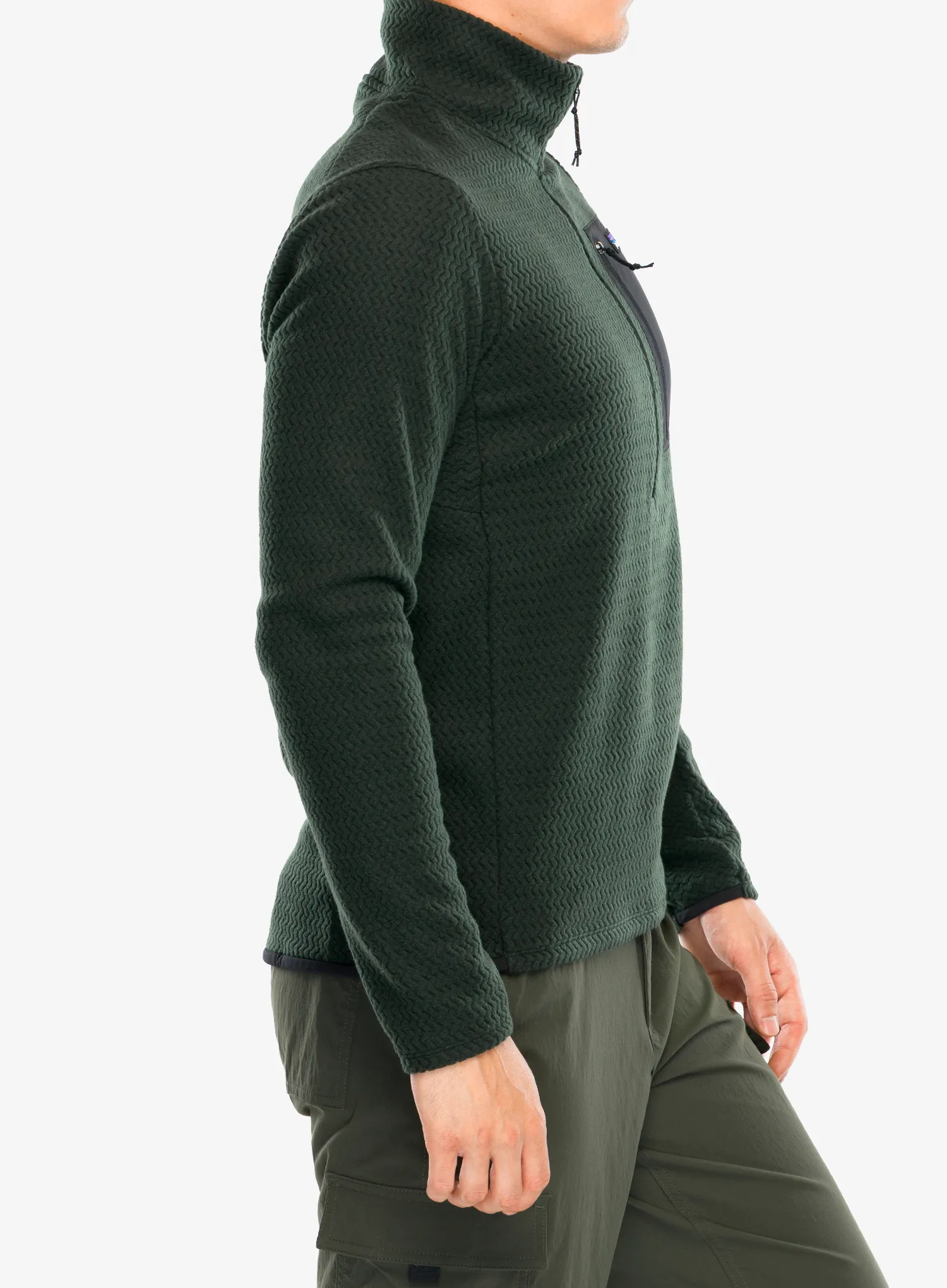 Džemperis Patagonia R1 Air Zip Neck - old growth green