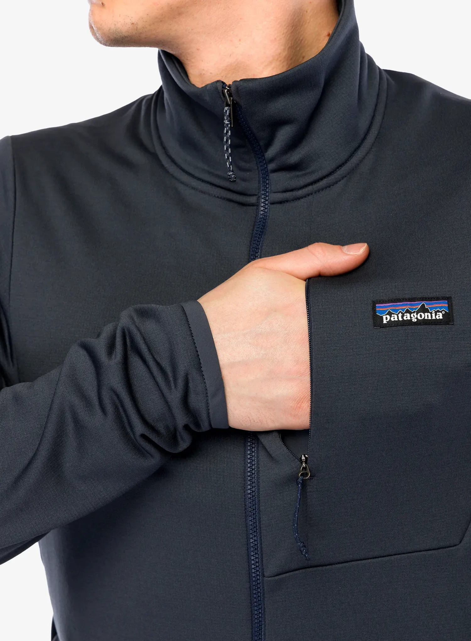 Džemperis Patagonia R1 Thermal Jacket - smolder blue
