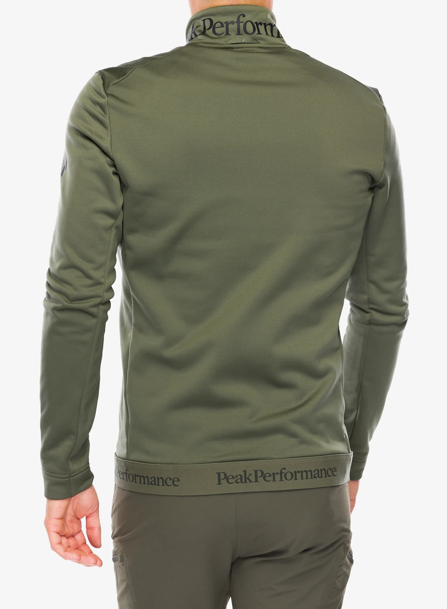 Džemperis Peak Performance Rider Tech Zip Jacket - pine needle