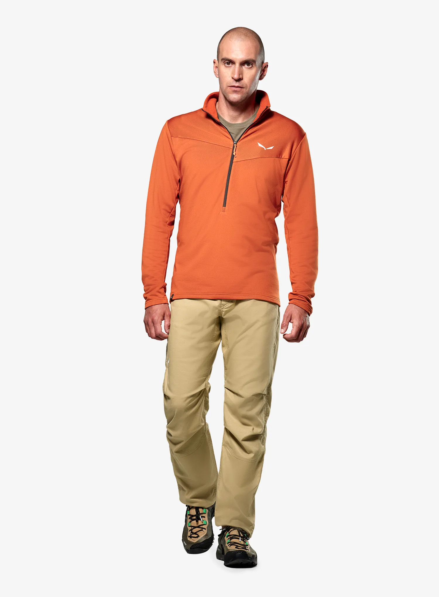 Džemperis Salewa Puez Cammino PL HZ Jacket - bombay brown