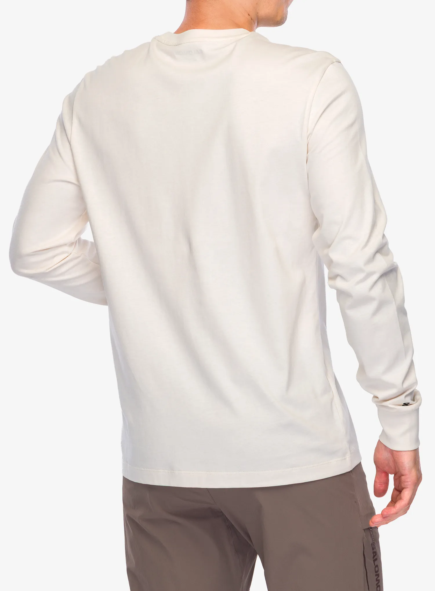 Džemperis Salomon Chest Logo LS Tee - whisper white