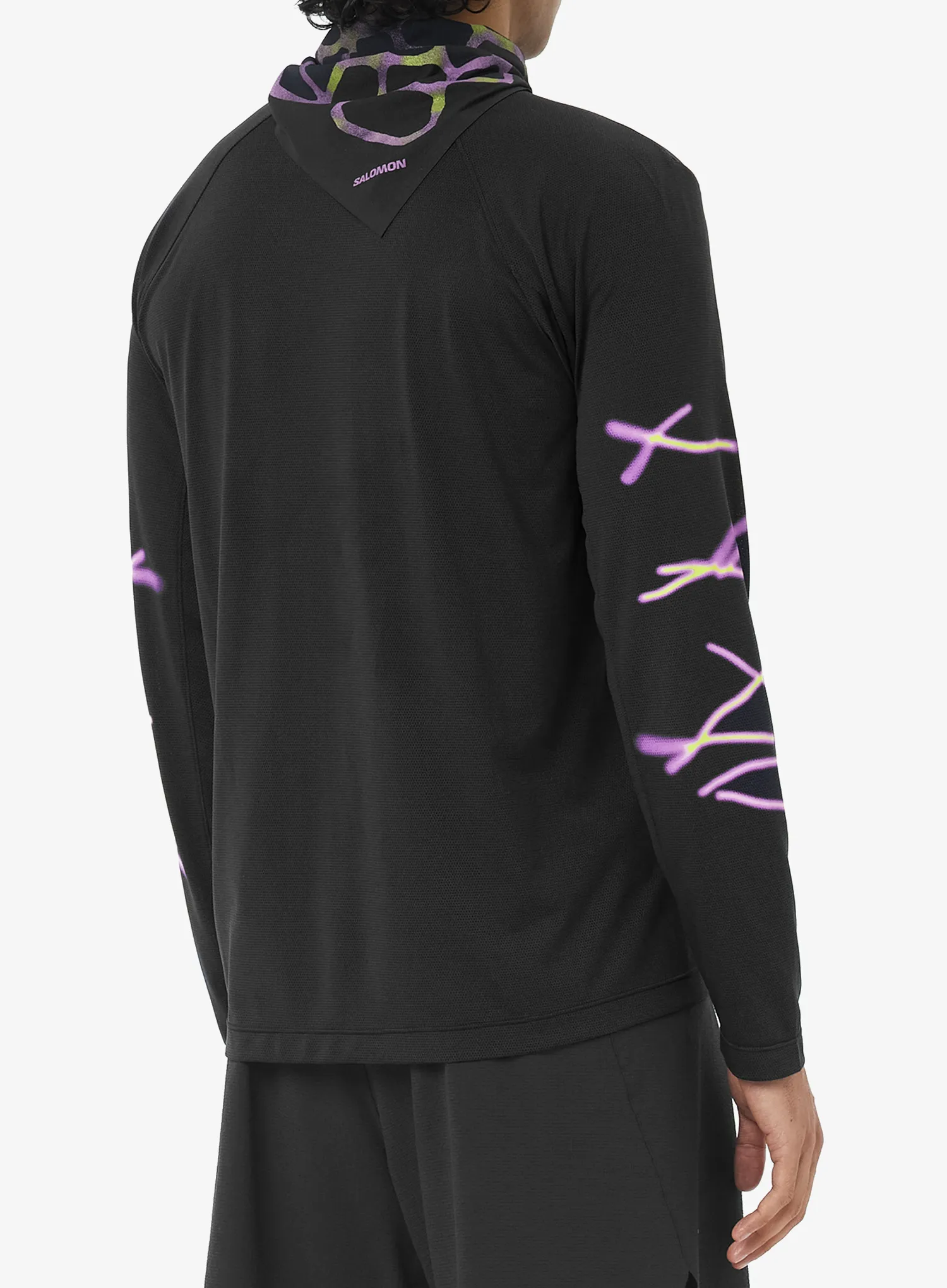 Džemperis Salomon Shkout Core LS TEE GFX - deep black
