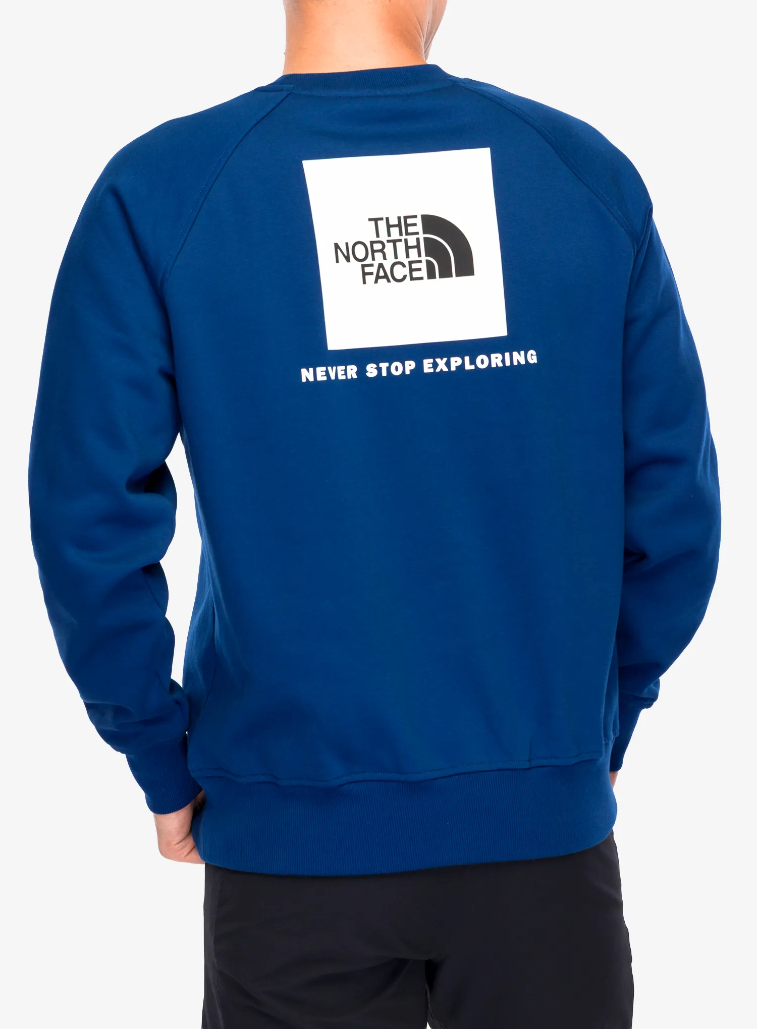 Džemperis The North Face Raglan Redbox Crew - estate blue/tnf white