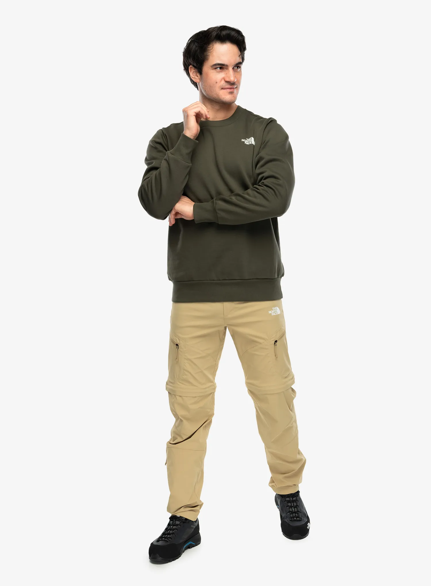 Džemperis The North Face Simple Dome Crew - new taupe green
