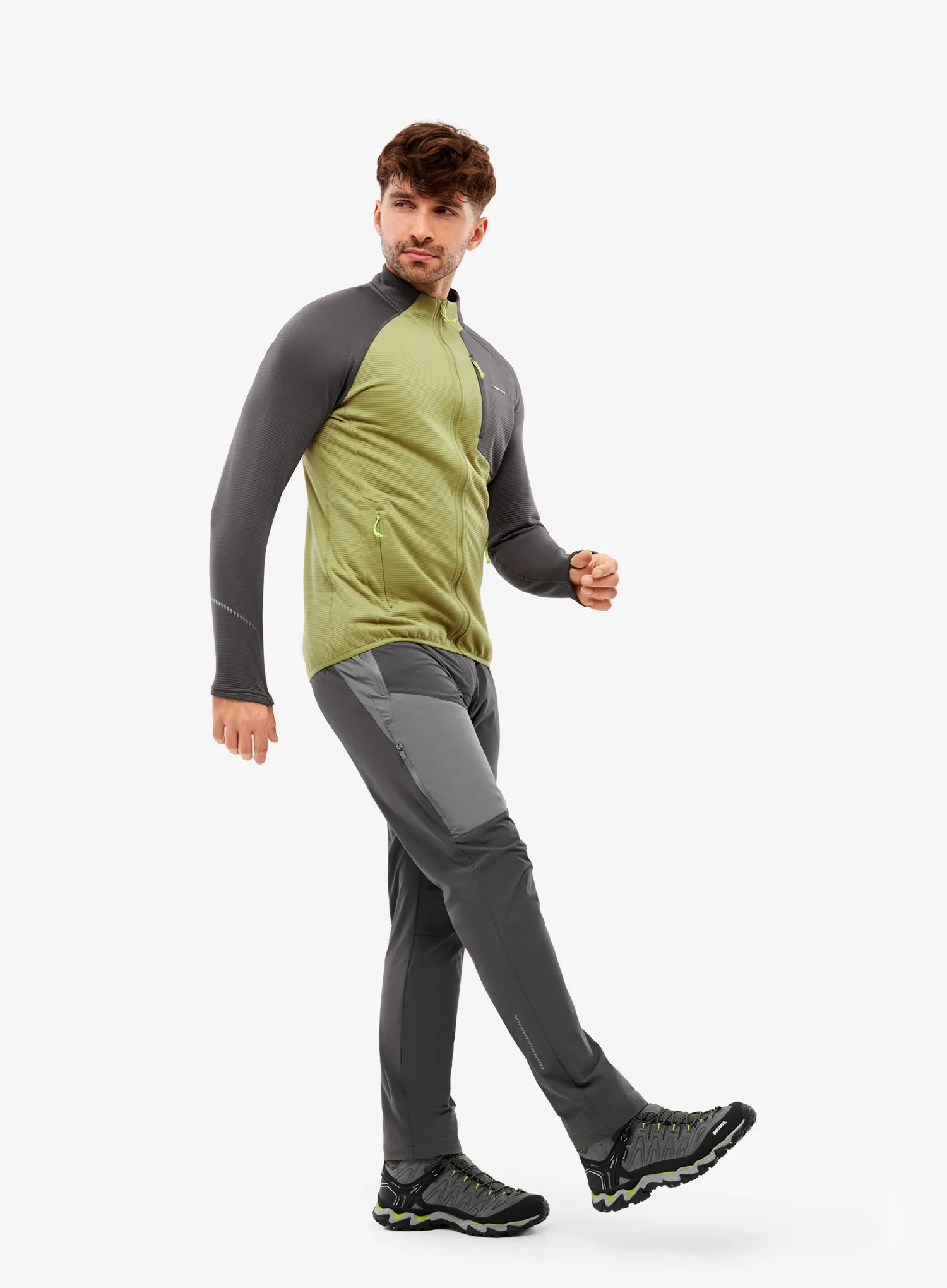 Džemperis Viking Birger - olive/grey