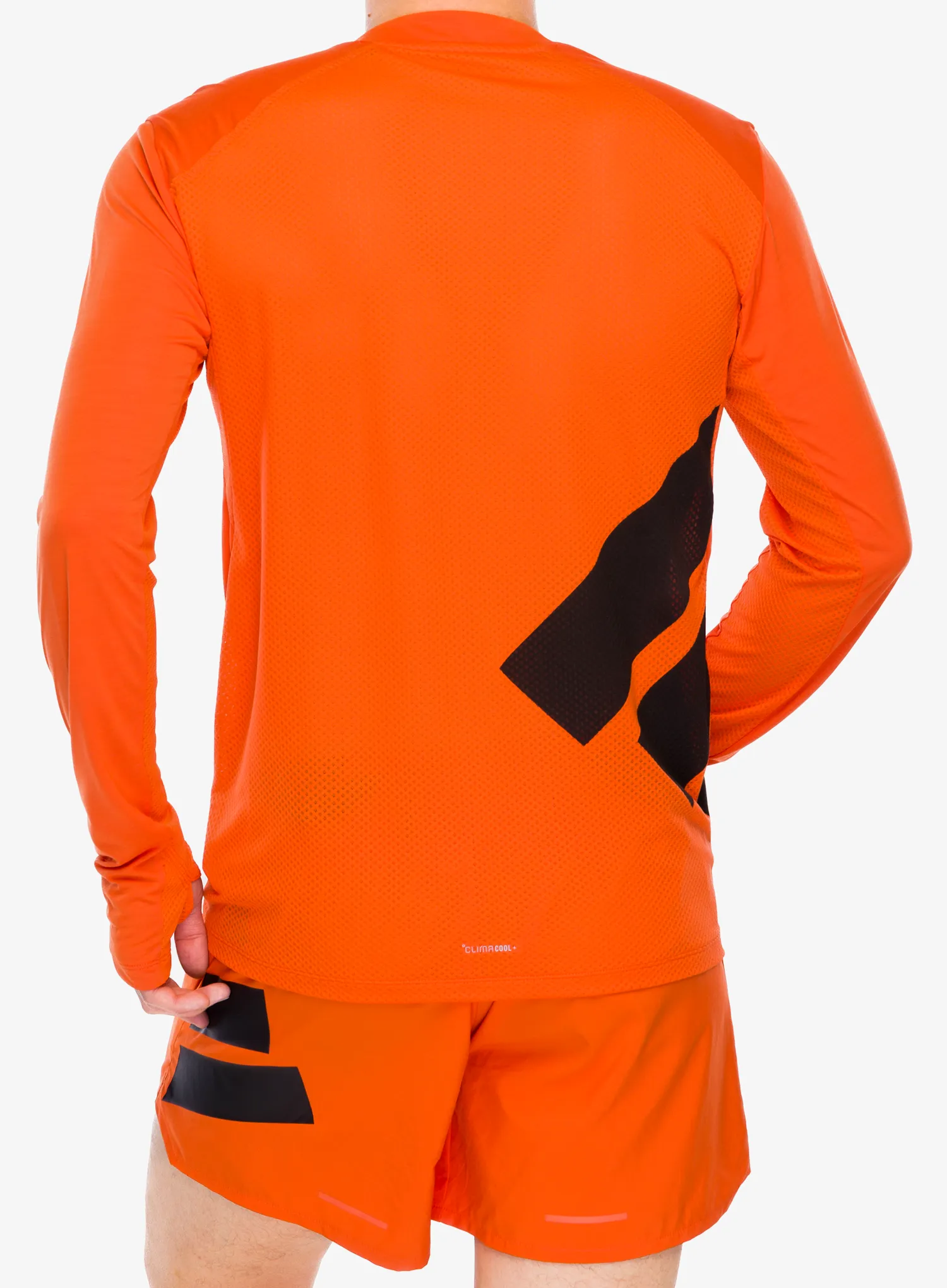 Bėgimo džemperis adidas TERREX Xperior Climacool+ Long Sleeve - semi impact orange