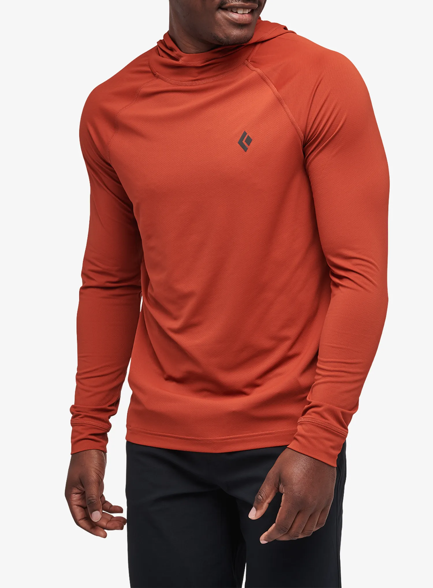 Džemperis Black Diamond Alpenglow Hoody - burnt sienna